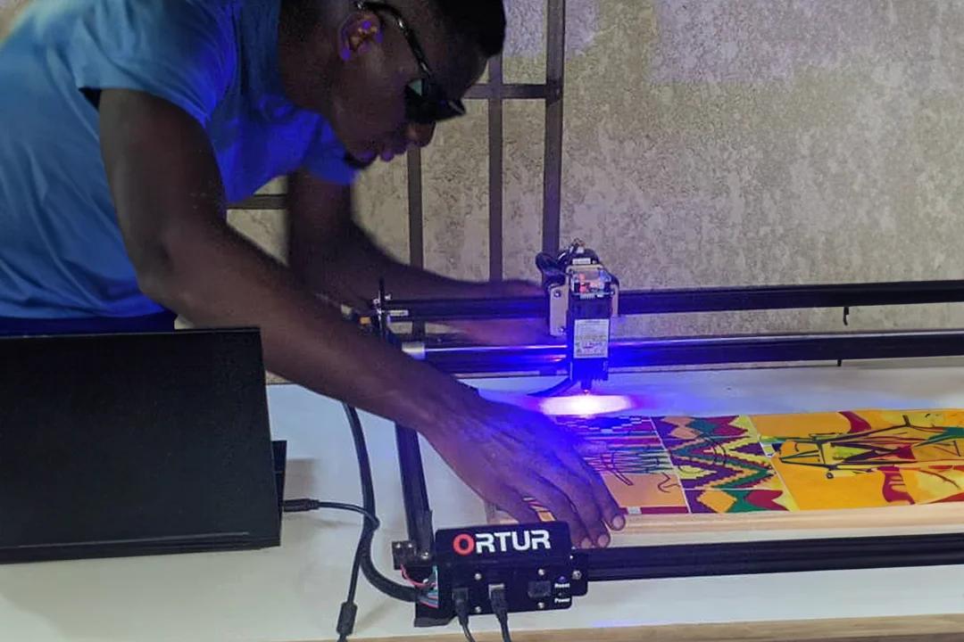 Montage of artisans from African Futurist Collective